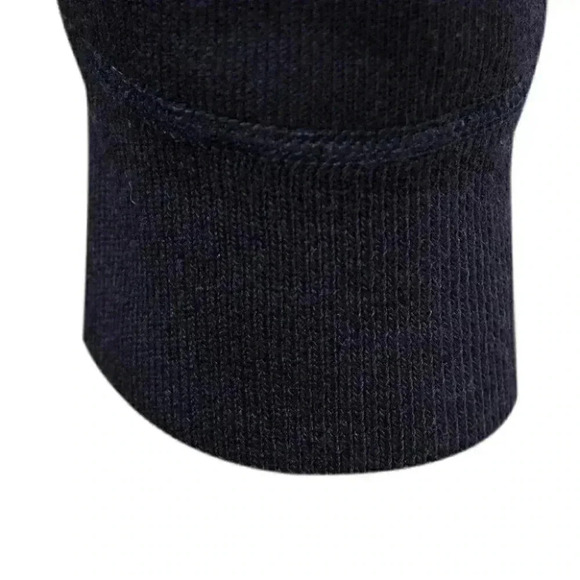 Dark Blue Mens Turtleneck Sweater - Picture 7 of 7